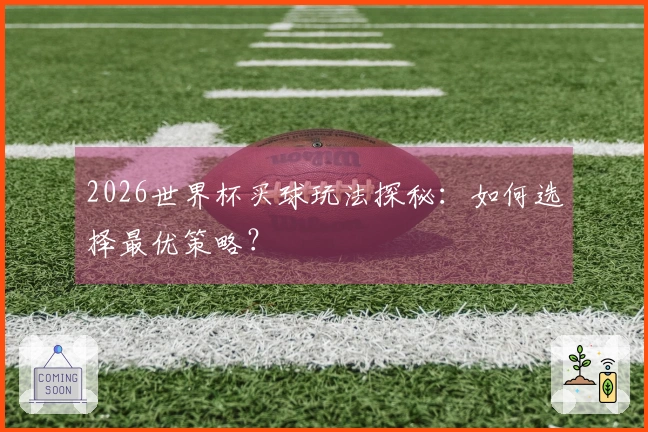 2026世界杯买球玩法探秘：如何选择最优策略？