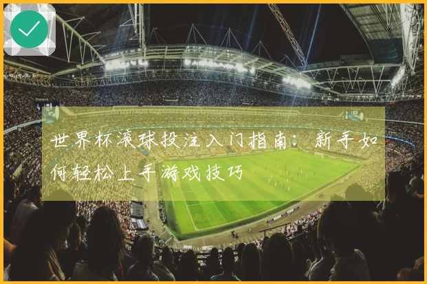 世界杯滚球投注入门指南：新手如何轻松上手游戏技巧